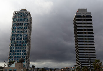 Obraz premium City building from Barcelona, Spain
