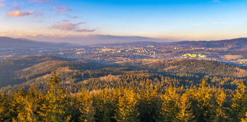 Scenic view of Liberec City