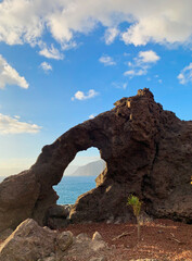 The cliffs of the Giants (Los Gigantes) constitute one of the most spectacular landscapes in Tenerife, Canary Islands.
