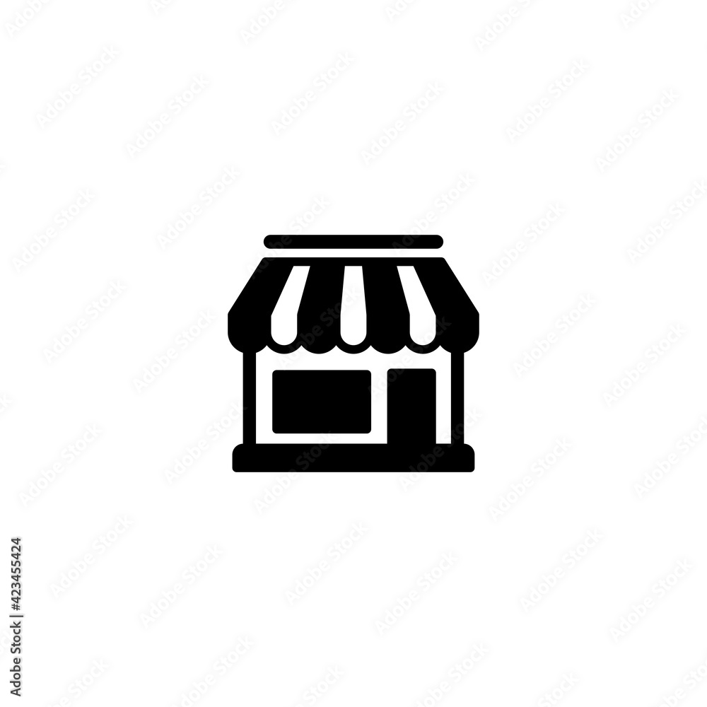 Poster store icon vector for web, computer and mobile app