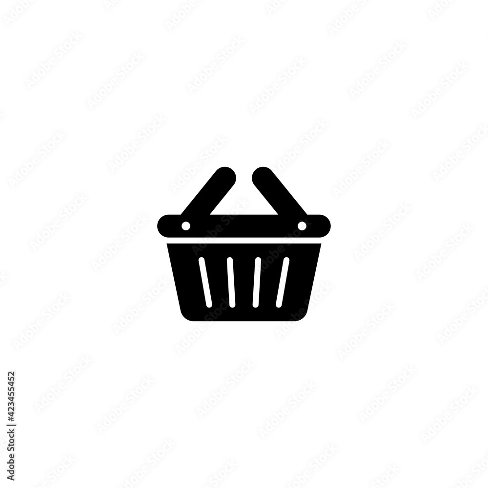 Poster basket icon vector for web, computer and mobile app
