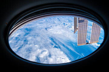 The beauty of planet Earth seen from Space. Digital enhancement. Elements of this image furnished by NASA