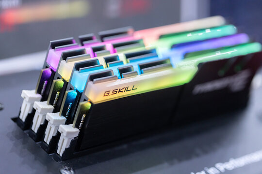 View of G.Skill Trident Z RGB Computer Ram