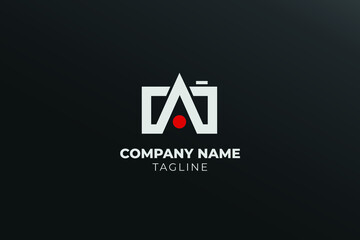 Minimalist Camera Symbol Logo Template