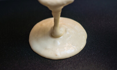 Pancake Mix being prepared