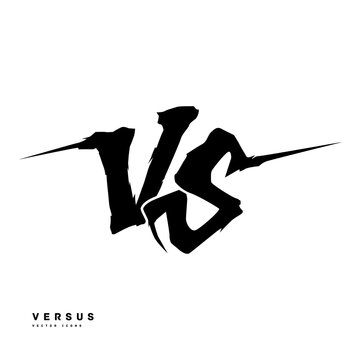 VS バーサス 対決のロゴ ベクターイラスト