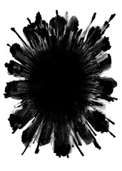 男気フキダシ・墨ベタフラッシュ