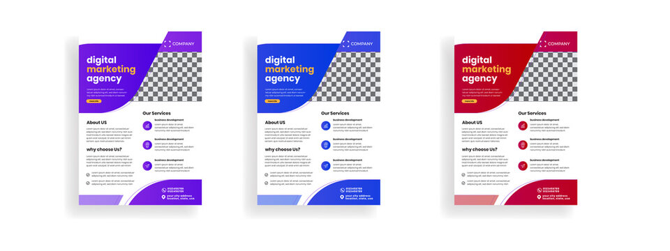 Digital Marketing Agency Corporate Flyer Design 2021