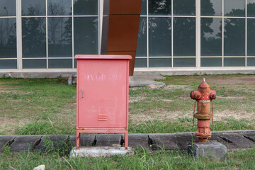 fire hydrant in a park