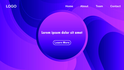 new modern background with wave shape and gradient purple color premium vektor 