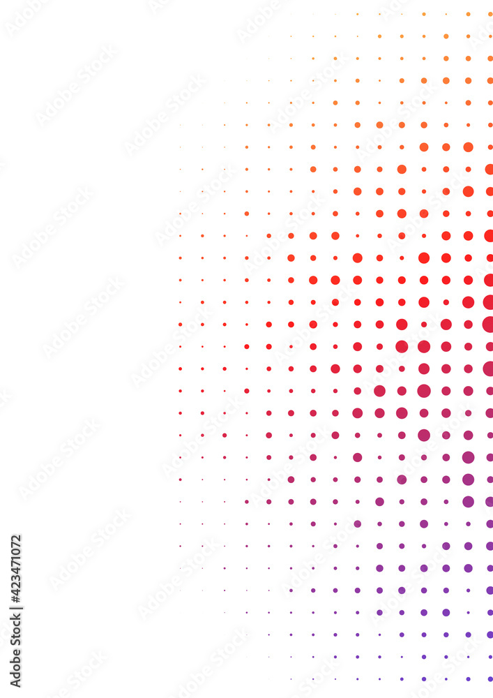 Poster abstract dotted vector background. halftone effect. abstract circle design element. vector