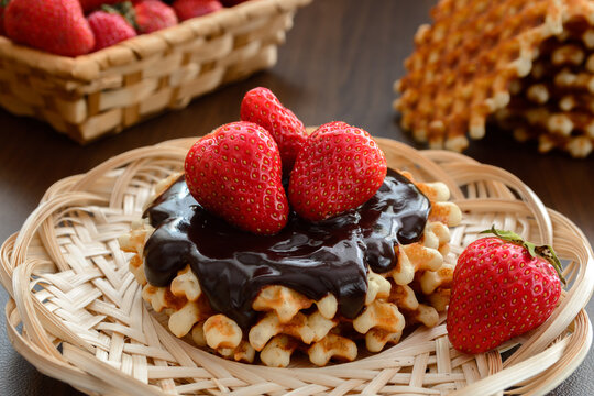 cake with berries