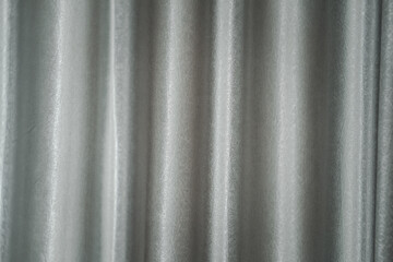 Background of silk silver curtains.