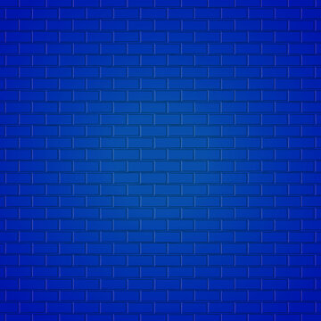 Dark Blue brick wall background vector design. Eps 10 vector illustration.