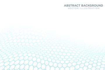 Futuristic hexagon vector background. Technology concept. Eps 10 vector illustration