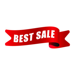 Sale tag label design. Red tag icon. Eps10 vector illustration.