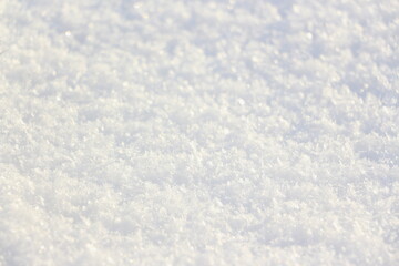 white fluffy snow