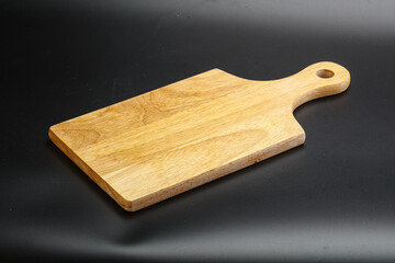 Wooden board for kitchen isolated
