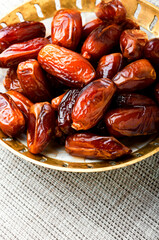 Dried date on table