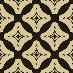 Geometric vector pattern with triangular elements. Seamless abstract ornament for wallpapers and backgrounds. 