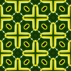 Obraz premium Geometric vector pattern with triangular elements. Seamless abstract ornament for wallpapers and backgrounds. 