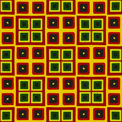 Geometric vector pattern with triangular elements. Seamless abstract ornament for wallpapers and backgrounds. 