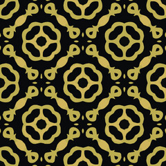 Geometric vector pattern with triangular elements. Seamless abstract ornament for wallpapers and backgrounds.
