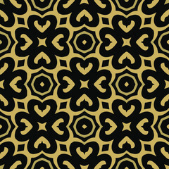 Geometric vector pattern with triangular elements. Seamless abstract ornament for wallpapers and backgrounds.
