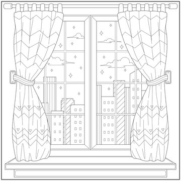 1 767 Best Adult Coloring Book City Images Stock Photos Vectors Adobe Stock