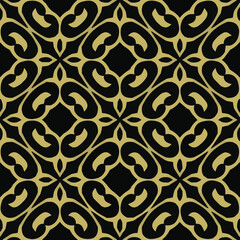 Geometric vector pattern with triangular elements. Seamless abstract ornament for wallpapers and backgrounds.
