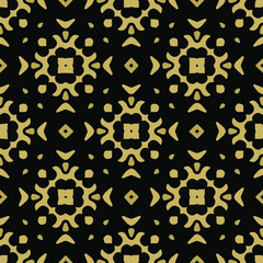 Geometric vector pattern with triangular elements. Seamless abstract ornament for wallpapers and backgrounds.

