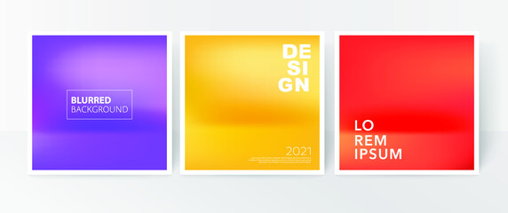 Colourful Gradient mesh Blurred background. Design for banner or post.