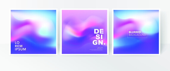 Fototapeta premium Colourful Gradient mesh Blurred background. Design for banner or post.