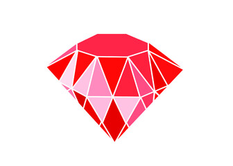 Fototapeta premium Shiny ruby and beautiful jewelry design 