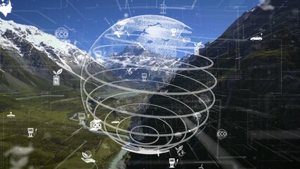 Future environmental conservation and sustainable ESG modernization development by using technology...