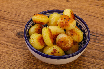 Roasted baby potato in the bowl