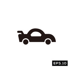 Electric Car Icon. Car Charger Icon or Logo sign Vector illustration