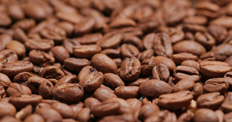 Group of the Roasted coffee bean
