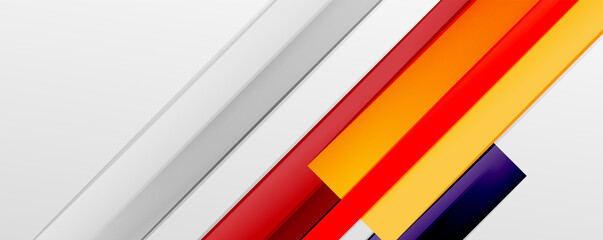 Color abstract lines trendy geometric background for business or technology presentation, internet poster or web brochure cover, wallpaper