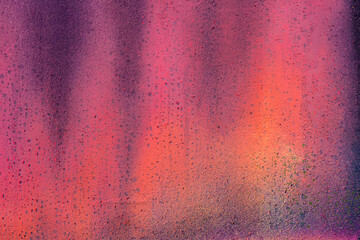 Beautiful bright colorful street art graffiti background. Abstract creative spray drawing fashion colors on the brick walls of the city. Urban Culture gradient texture, copyspace backdrop