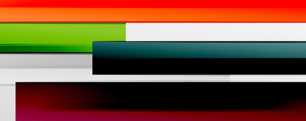 Multicolored lines background. Design template for business or technology presentations, internet posters or web brochure covers