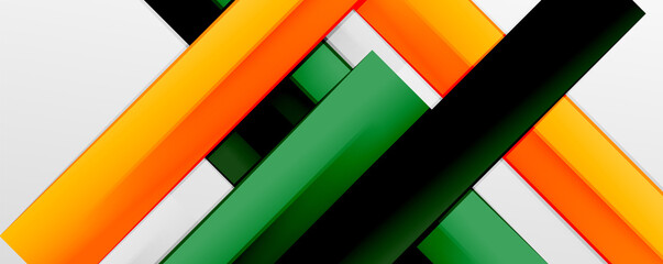 Color abstract lines trendy geometric background for business or technology presentation, internet poster or web brochure cover, wallpaper