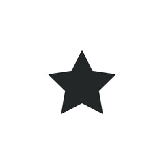 web icon star. Simple vector illustration.