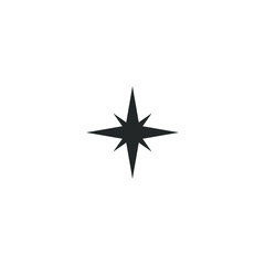 web icon star. Simple vector illustration.