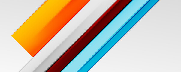 Color abstract lines trendy geometric background for business or technology presentation, internet poster or web brochure cover, wallpaper