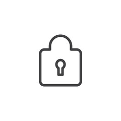 User login icon illustration vector. Line Icon