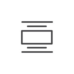 Accordion icon design for website. Website design business icon.