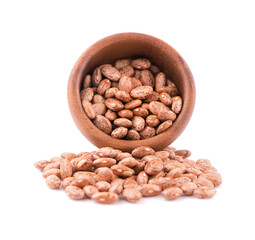 pinto beans isolated on white background
