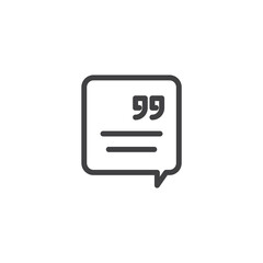 Testimonial flat icon design vector for webdesign 