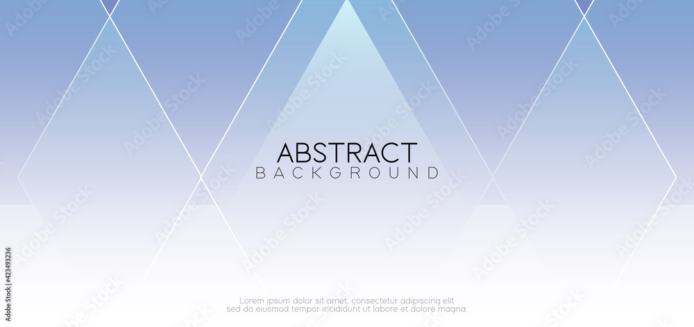 Aufkleber abstract blue corporate background with triangle geometric shape. modern futuristic gradient banner 